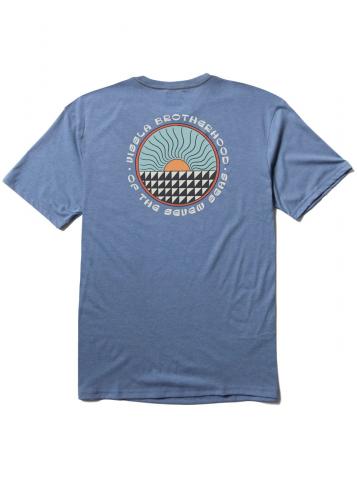 T-Shirt Vissla Surf Check Comp harbor blue heather
