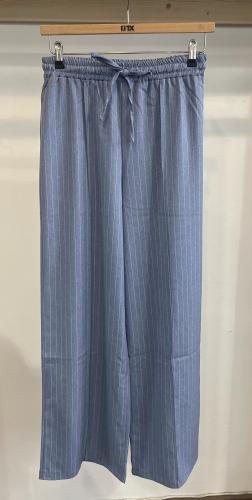 (w) Pant gestreift blau 24710