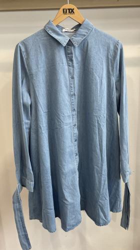 (w) Jeanskleid light blue 5010