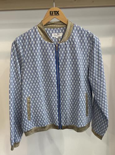 (w) Blouson N5275-113 bleu