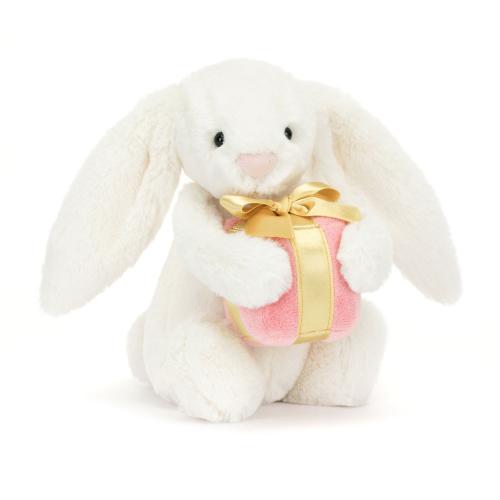 Jellycat Bashful Bunny with Present