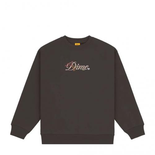 Sweater Dime Cursive Snake Crewneck vintage black