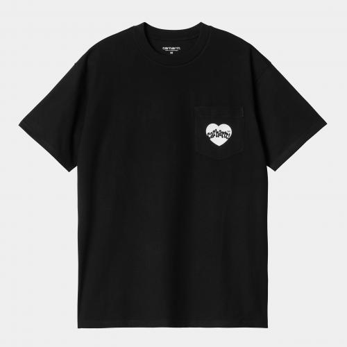 T-Shirt Carhartt WIP Amour Pocket black
