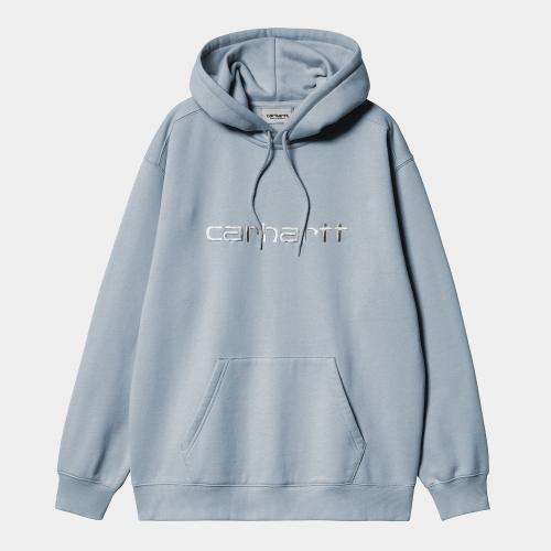 (w) Hooded Carhartt WIP misty sky