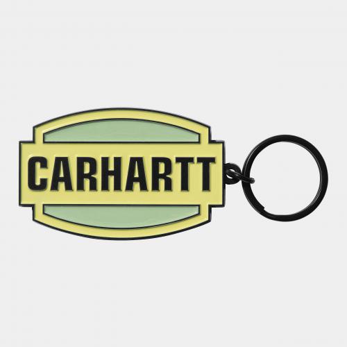 Schlsselanhnger Carhartt WIP Press Script arctic lime