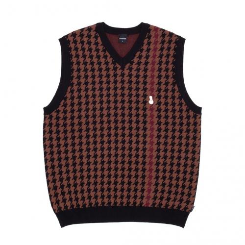Weste GX1000 Jacquard Knit brown 
