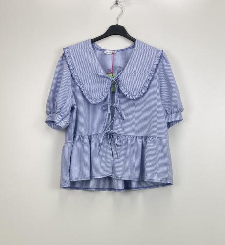 (w) Bluse Schleife 1293-1 bleu 