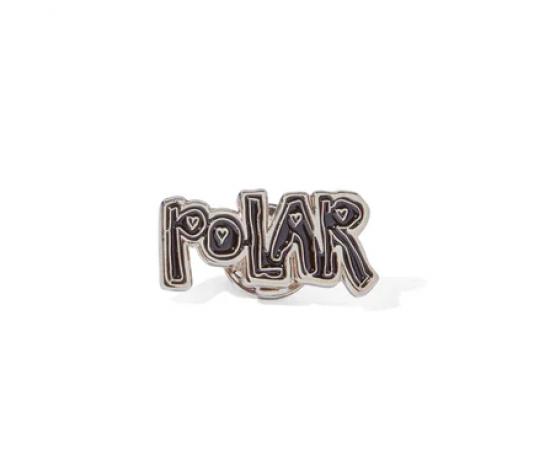 Pin Polar Heart Logo black