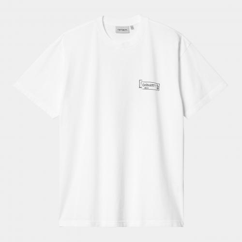 T-Shirt Carhartt WIP Stamp white