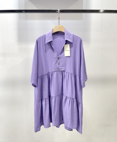 (w) Kleid 10563 flieder