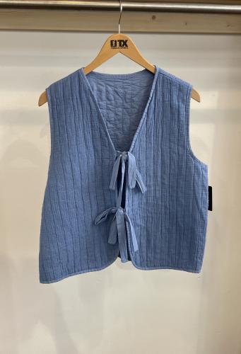 (w) Weste Schleife jeans