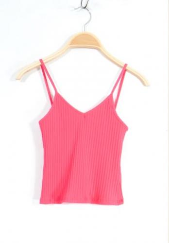 (w) Top Maille fuchsia