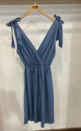Kleid 2RL886 jeans fonce midi
