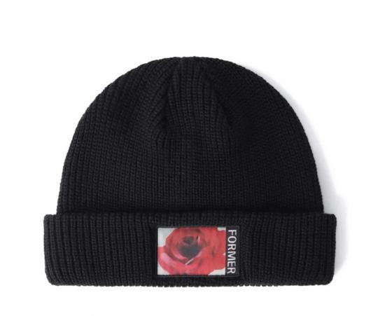 Mtze Former Rosette Patch black