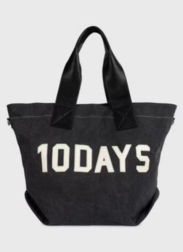 (w) Canvas Shopper 10DAYS black