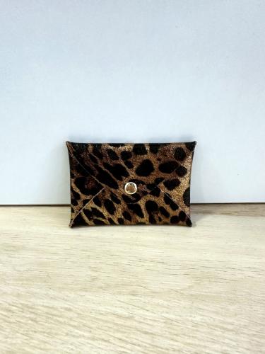 (w) Geldbeutel glitzer leo
