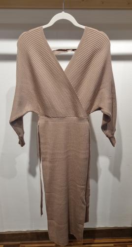 (w) Strickkleid 7008-1 beige
