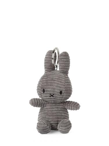 Miffy Keychain Corduroy grey 10cm