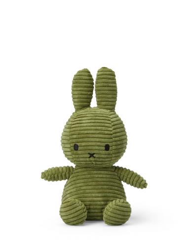 Miffy Sitting Corduroy olive green 23cm