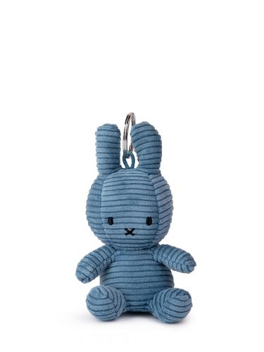 Miffy Keychain Corduroy aviator blue 10cm