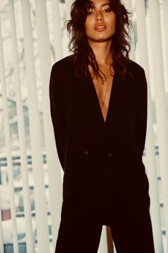 (w) Blazer Aveny Harper Tencel black
