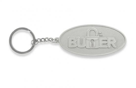 Schlsselanhnger Butter Goods Lock matte silver