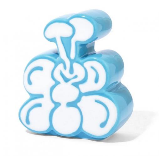 Incense Burner Butter Goods white