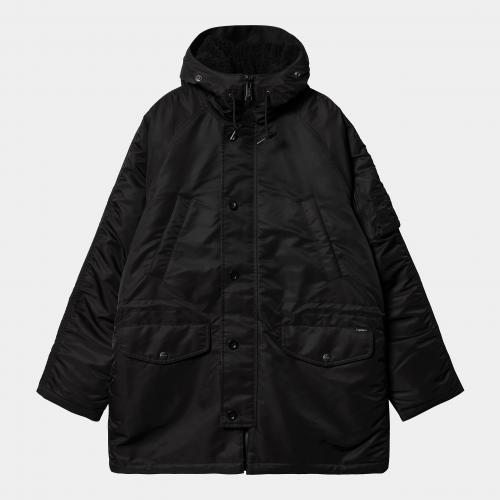 Jacke Carhartt WIP Hooded Olten Parka black