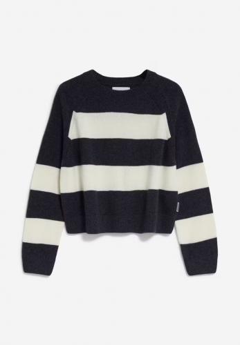 (w) Pullover Armedangels Diliriaa Stripes steel melange
