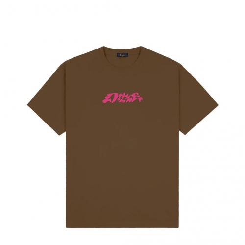 T-Shirt Dime Happy dark brown