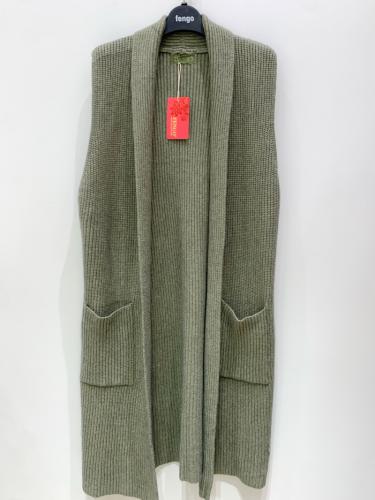 (w) Strickweste 23216H khaki