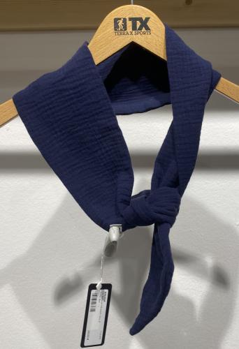(w) Miniscarf Musselin blau S
