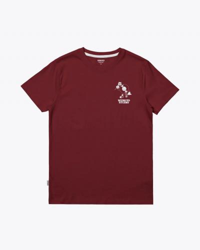 T-Shirt Wemoto Record burgundy