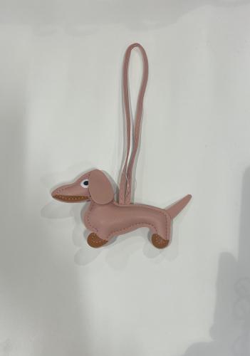 (w) Bag Charm Dackel rosa