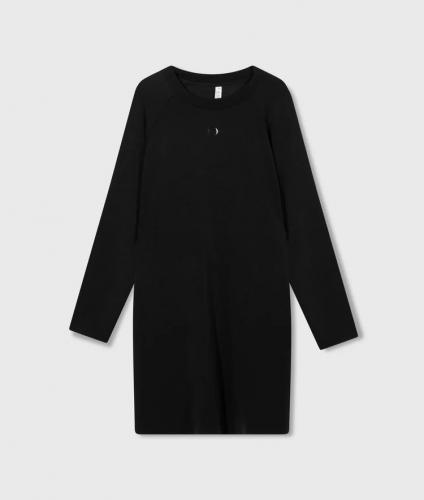 (w) Kleid 10DAYS Longsleeve Midi Scuba black