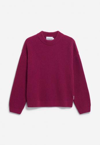 (w) Pullover Armedangels Miyaar Solid cherry juice