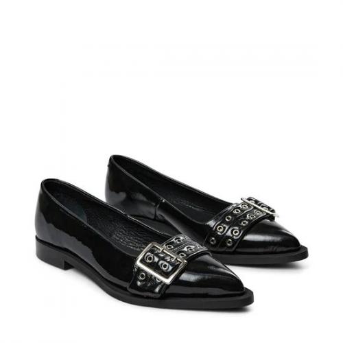 Pavement Saso Low black patent