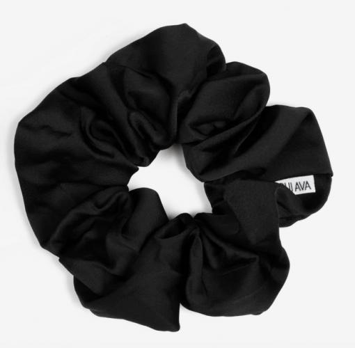 (w) Scrunchie Sui Ava Moon Dust obsidian black