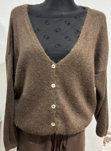 (w) Cardigan 6237-9 kamel
