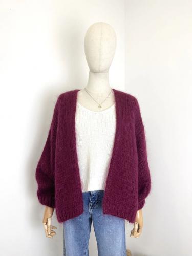 (w) Strickjacke Bernadette 3422B burgundy