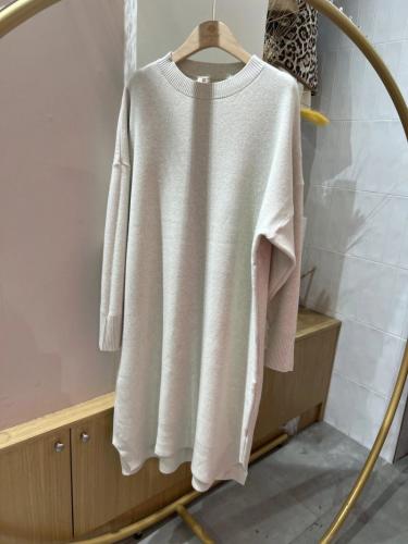 (w) Strickkleid Lisa PLT469 ecru