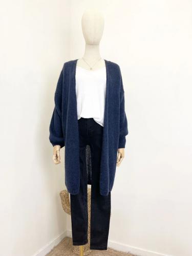 (w) Cardigan 6533ML marineblau
