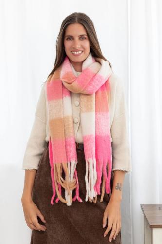 (w) Schal ZY0810 fuchsie