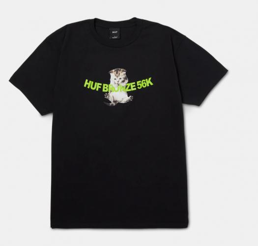T-Shirt Huf Hang In There black