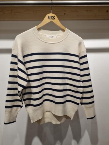(w) Pulli W059 stripes marine