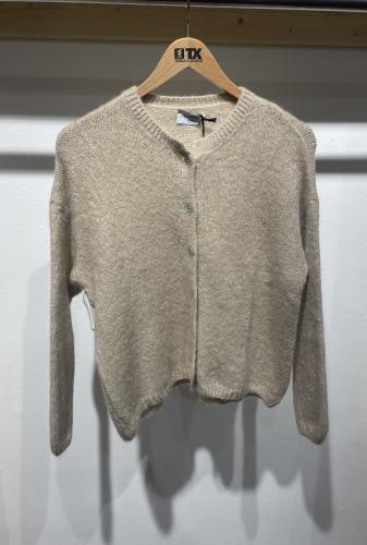 (w) Cardigan 657 beige