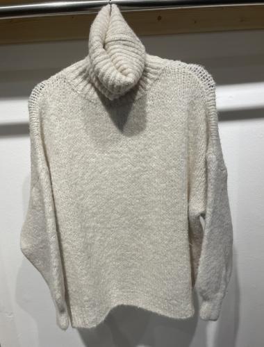 (w) Strickpulli 9585 creme