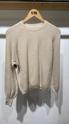 (w) Strickpulli 2284 beige