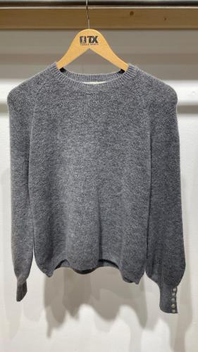 (w) Strickpulli 2284 grau