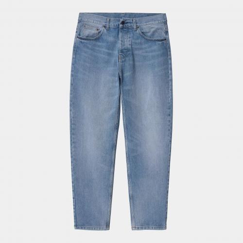 Pant Carhartt WIP Newel blue light used wash